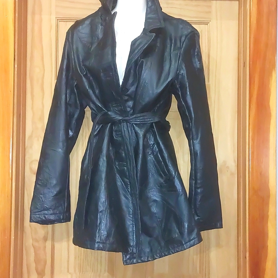 Retro Patchwork Leather Jacket